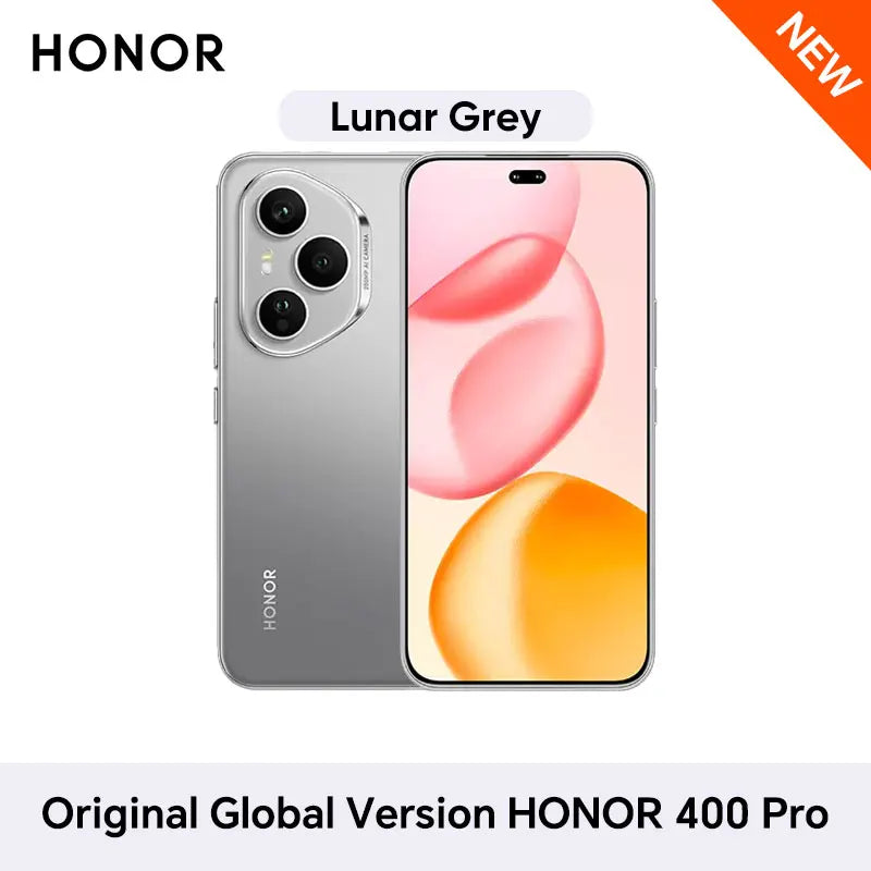 2025 New HONOR 400 Pro Global Version 5G Smartphone 200MP Camera Snapdragon 8 Gen 3 6.7'' AMOLED Screen 100W Wired 50W Wireless