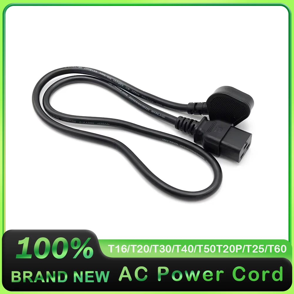 16A AC Power Cord for Agras DJI T16 T20 T30 T40 T50 T20P T25 T60 Agriculture Drone Accessories Smart Charger Power Cable AC Line