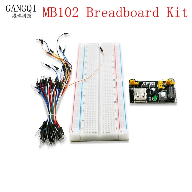 1PCS NEW MB-102 MB102 Breadboard 830 Point Solderless PCB Bread Board Test Develop DIY