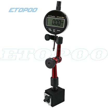 10mm Dial Indicator Magnetic Stand Base Holder 0.8mm Dial Test Comparator For Equipment Calibration Center Finder Measurement