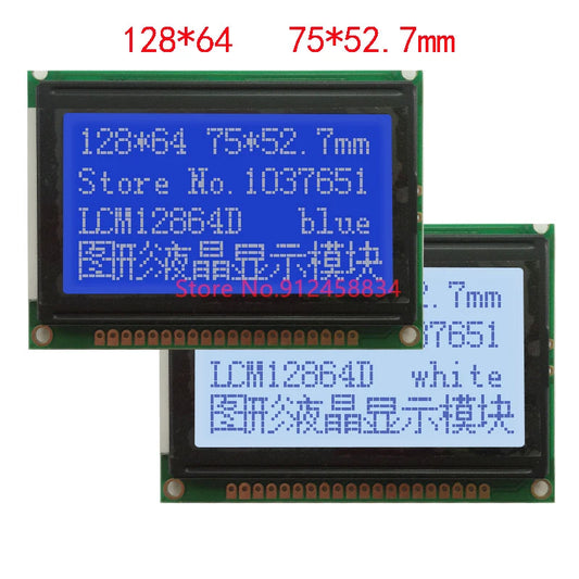 128x64 Lcd Display Screen 75*52.7 S6B0107 LCM12864D-V1.0