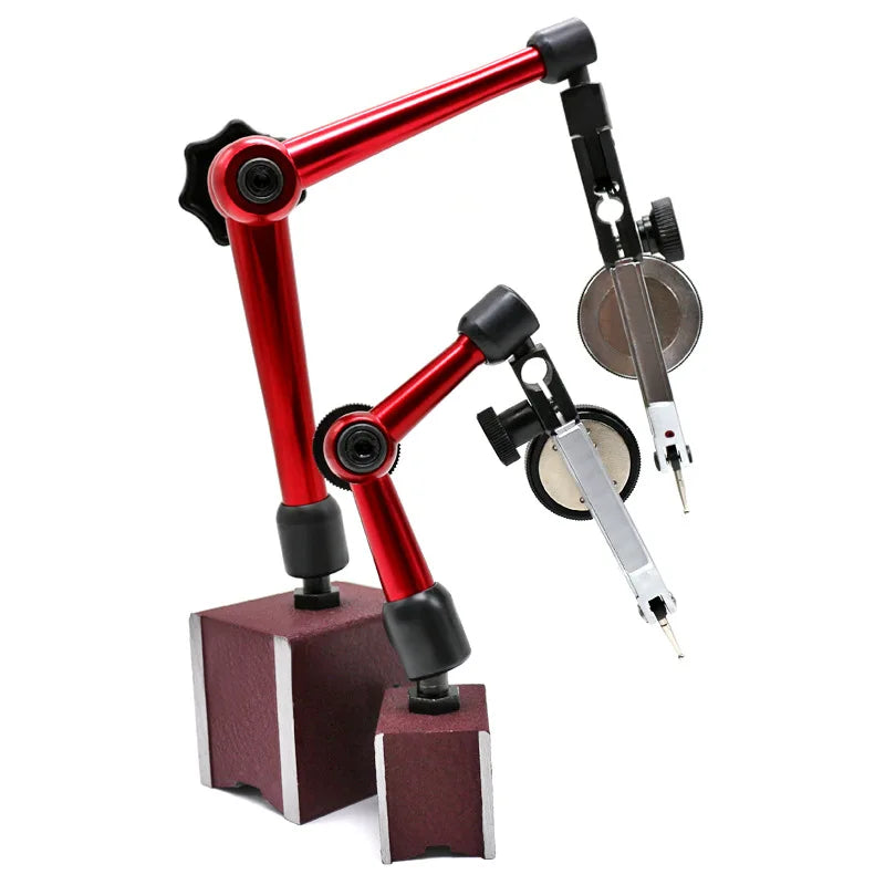 10mm Dial Indicator Magnetic Stand Base Holder 0.8mm Dial Test Comparator For Equipment Calibration Center Finder Measurement