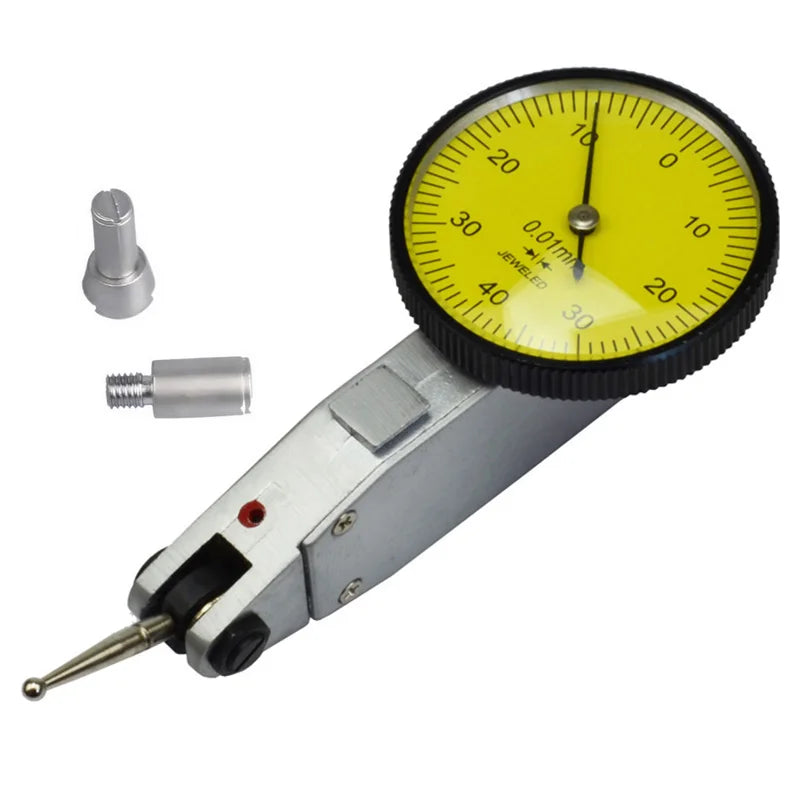10mm Dial Indicator Magnetic Stand Base Holder 0.8mm Dial Test Comparator For Equipment Calibration Center Finder Measurement