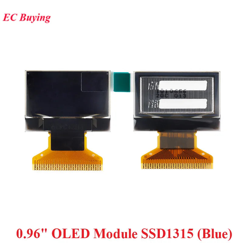 0.96" 0.96 inch OLED LCD Screen Display 128*64 Resolution Yellow-Blue Blue White 128X64 SSD1315 SSD1306 Driver I2C SPI 0.49"
