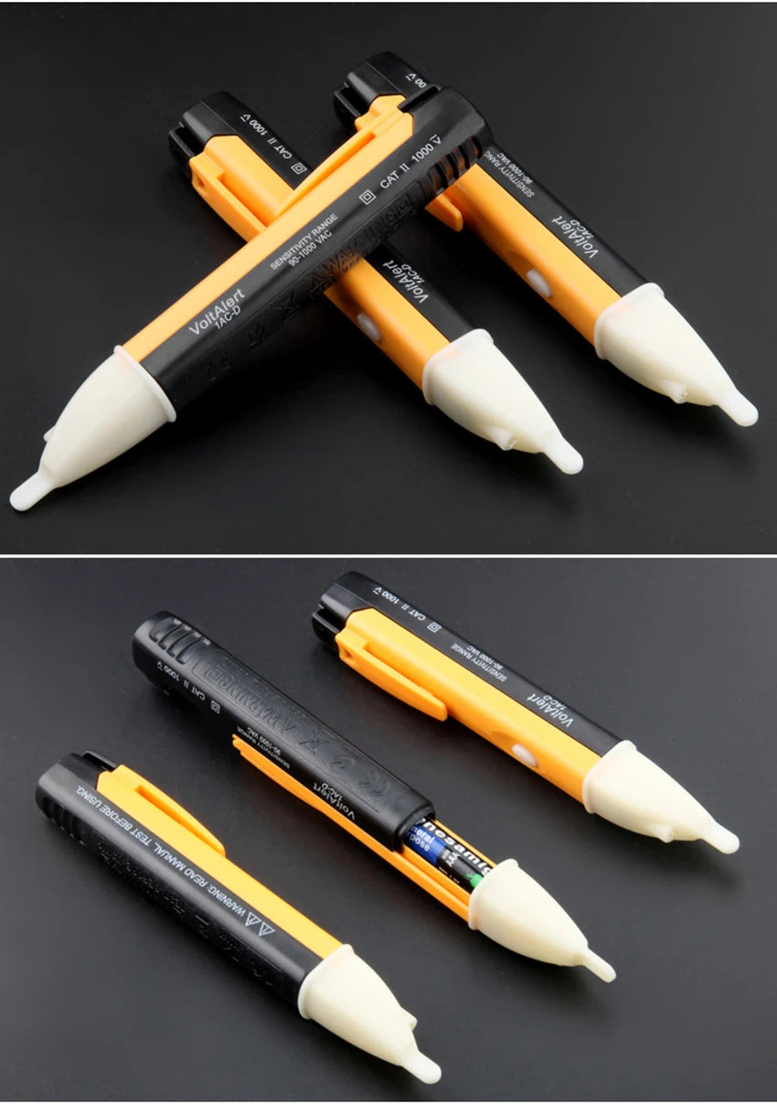 1PC Non-contact Voltage Meter Inductive Test Pen Electrician Tester Sound LED Light Break Point Detecting Tools электрика