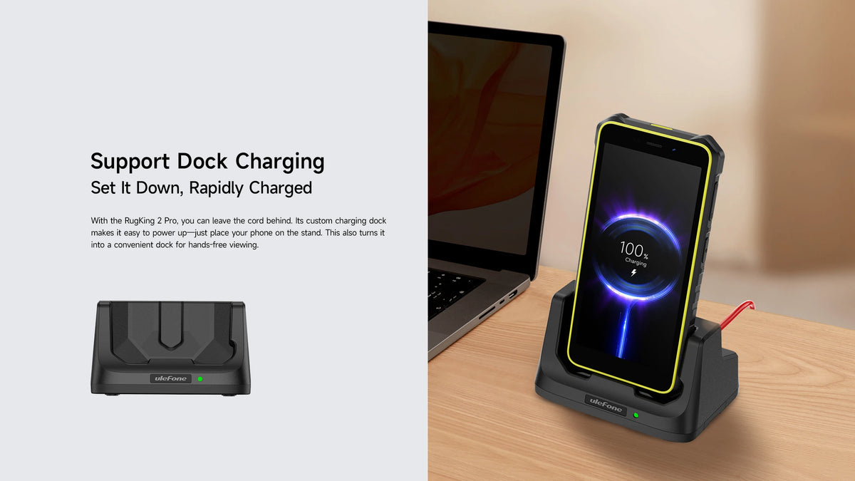 【World Premiere】Ulefone RugKing 2 Pro AI Rugged Phone Android 15 4G 128GB ROM Waterproof Smartphone NFC 5.45