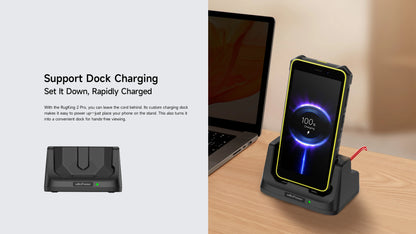 【World Premiere】Ulefone RugKing 2 Pro AI Rugged Phone Android 15 4G 128GB ROM Waterproof Smartphone NFC 5.45"4G  Global 4550mA