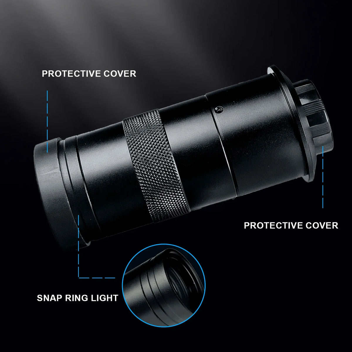 130X 150X 180X 215X zoom C Mount Lens Magnification Adjustable 0.7X~4.5X Optical Zoom Lens For HDMI USB Microscope Camera