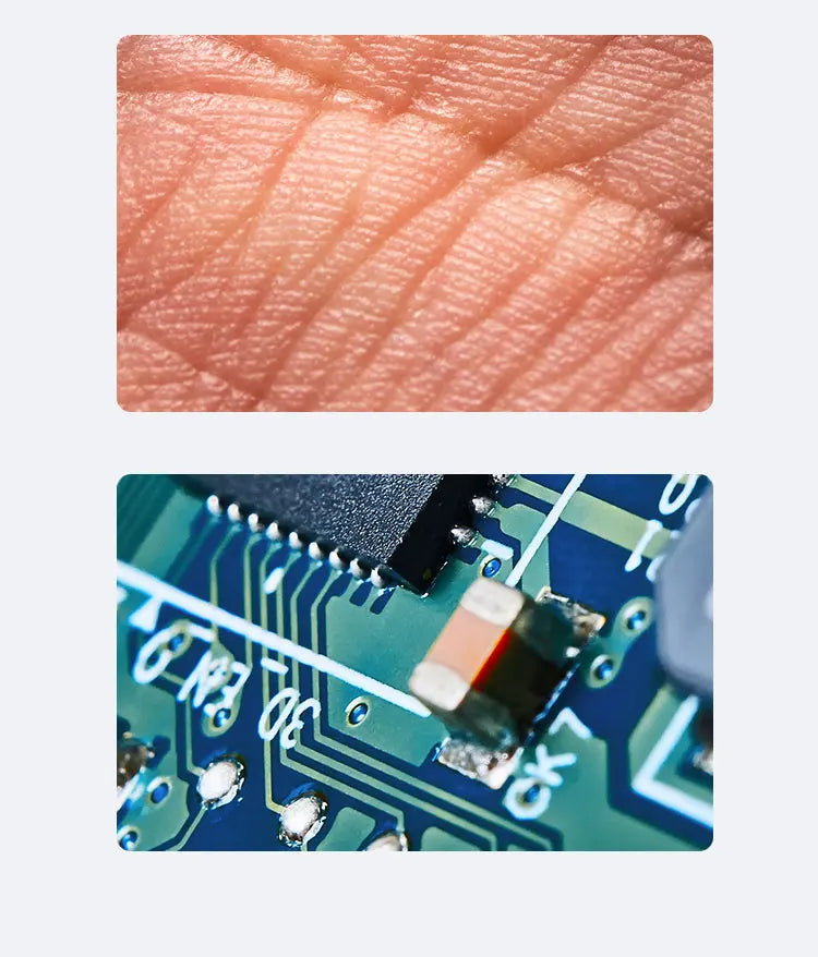 1600X 3in 1 Digital Microscope Camera Portable Electronic Microscope For Soldering LED Magnifier Type-C USB Charge Magnifier