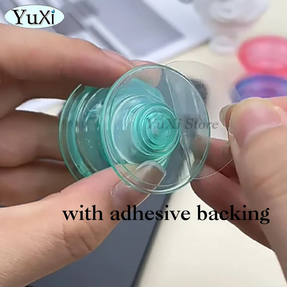 1Piece Phone Stand Mobile Phone Transparent Airbag Holder Material Lazy Retractable Colorful Phone Holder Support for iPhone