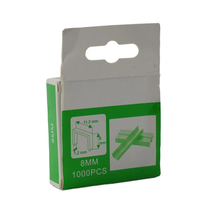 1000Pcs U/Door /T Shaped Nail Shaped Stapler For Wood Furniture Household Use Nail Shooter Nail For DIY Home Staples Nails