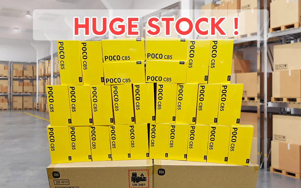 【World Premiere】POCO C85 Global Version Smartphone 128/256GB Helio G81-Ultra 6000mAh battery 6.9