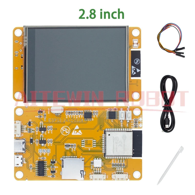 2.4/2.8/3.5 inch LCD TFT Module ESP32 Arduino LVGL WIFI&Bluetooth Development Board 2.8
