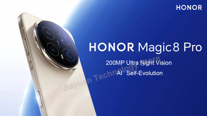 2025 HONOR Magic 8 Pro 5G Mobile Phone 6.71" 120Hz Display Snapdragon 8 Elite Gen 5 Camera 200MP Battery 7200mAh GMS Smartphone