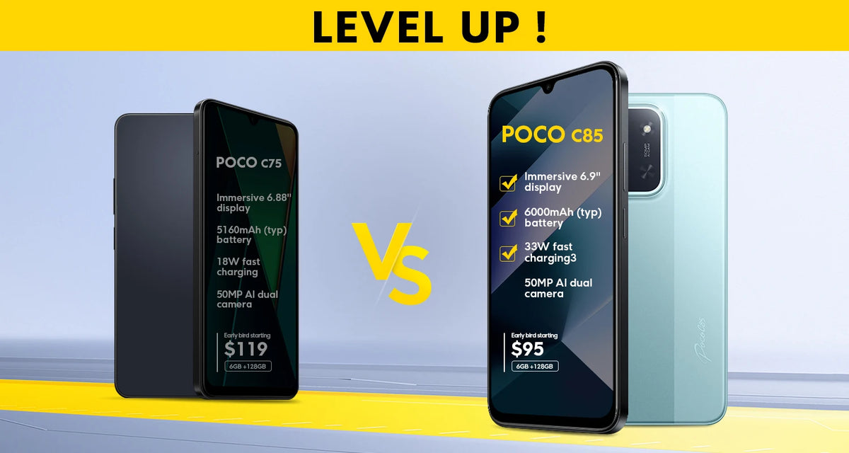 【World Premiere】POCO C85 Global Version Smartphone 128/256GB Helio G81-Ultra 6000mAh battery 6.9