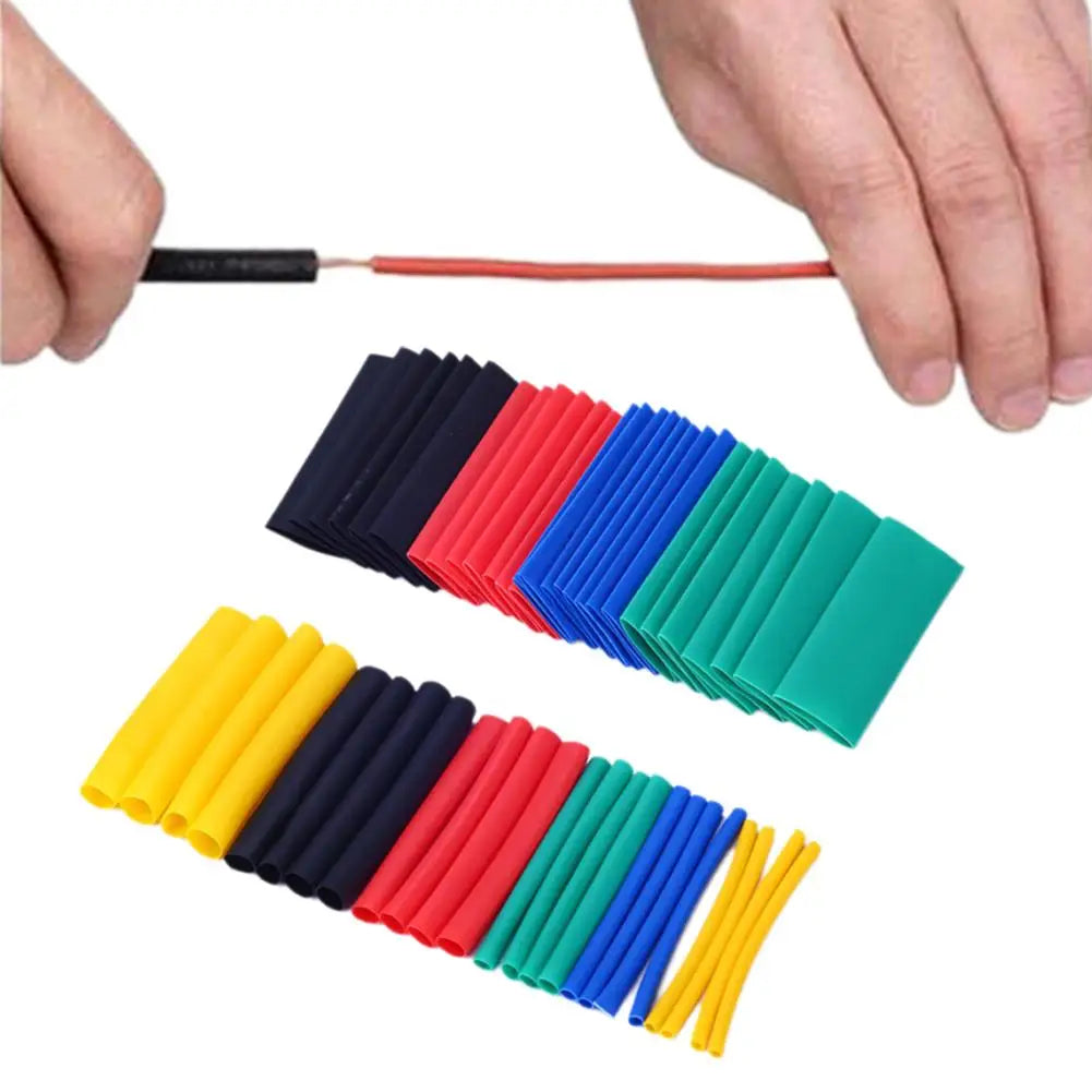 127/328/580pcs Heat Shrink Tube Tubing Insulation Shrinkable Tube Assortment Electronic Polyolefin Wire Cable Sleeve Kit