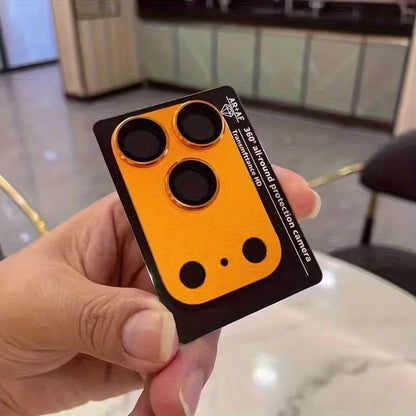 1pc Protective Film for iPhone 17 Pro Max/iPhone 17 Pro/17 Air Full Coverage Ultra-Thin Camera Lens Protector Metal Frame