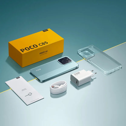 【World Premiere】POCO C85 Global Version Smartphone 128/256GB Helio G81-Ultra 6000mAh battery 6.9" display 50MP Camera 33W NFC