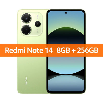 【Brand+】Global Version Xiaomi Redmi Note 14 MediaTek Helio G99-Ultra 108MP AI 5500mAh 6.67" AMOLED 120Hz Display