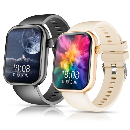 2.01'' Waterproof Smart Watch with Message Answer Call Sleep Monitoring Sports Pedometer Information Alerts For iPhone Android