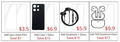 【Brand+】Global Version Xiaomi Redmi Note 14 MediaTek Helio G99-Ultra 108MP AI 5500mAh 6.67" AMOLED 120Hz Display