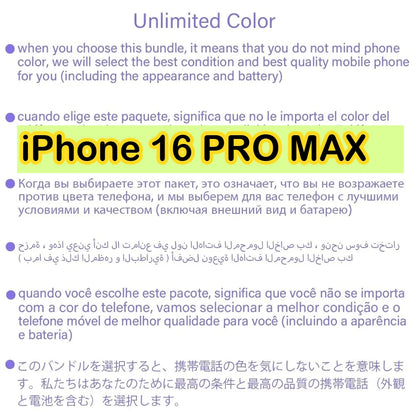 100% Original iPhone 16 Pro MAX Smartphone 6.9" Dual SIM Unlocked 5G Cell Phone Retina XDR OLED 6.3" 16 Pro 128GB/256GB/512GB/1T