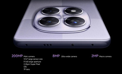 【Brand+】Xiaomi Redmi Note 14 Pro 5G Smartphone MediaTek Dimensity 7300-Ultra 200MP AI camera NFC 6.67"AMOLED display IP68