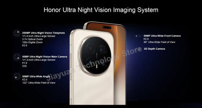 2025 HONOR Magic 8 Pro 5G Mobile Phone 6.71" 120Hz Display Snapdragon 8 Elite Gen 5 Camera 200MP Battery 7200mAh GMS Smartphone