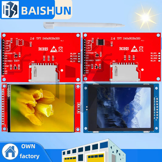 ‌2.4 inchTFT LCD Display Module – 240x320 RGB SPI Interface with ST7789 Controller, 65K Colors & 8-Pin Interface for Arduino