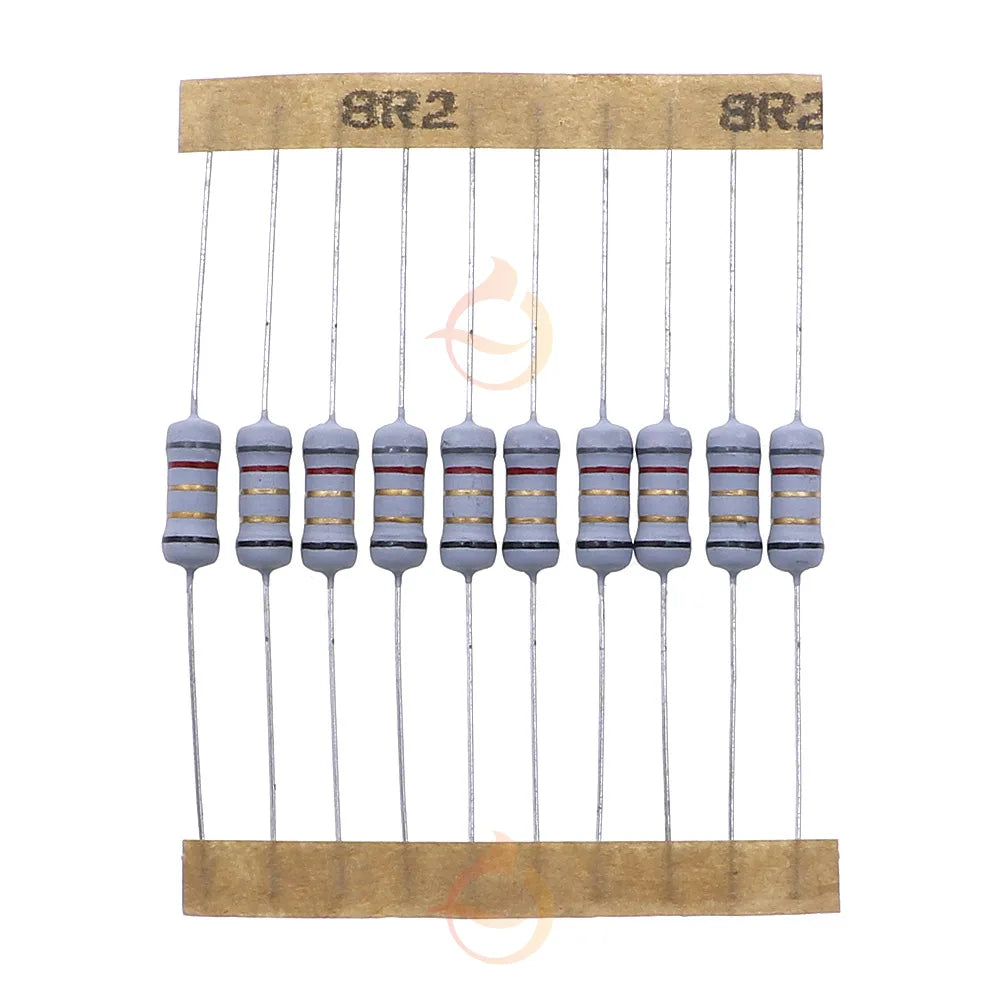 1/2W 1W Fuse Wirewound Resistor Mix kit Box 5color ring 0.1ohm 0.12R 0.15R 0.2R 0.33R 0.39R 0.47R 10ohm 22R 33R 47R 51R 82R 100R