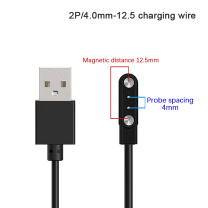2 Pin Strong Magnetic Charge Cable USB Charging Line Cord Rope Compatible With Smart Watches Universal