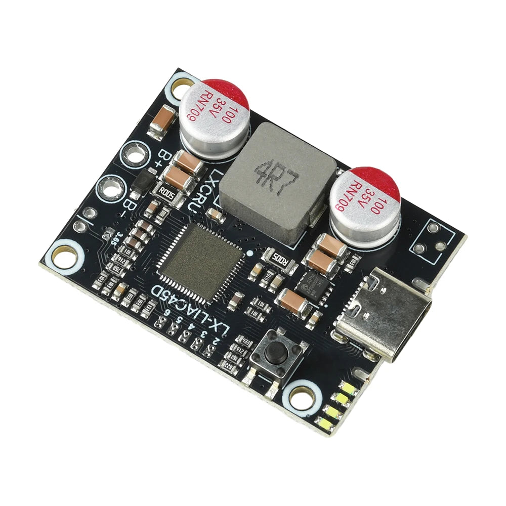 2-6S PD 45W Fast Charging Power Bank Module DIY Battery Pack PCB Board Supports PD QC Fast Charge Protocols