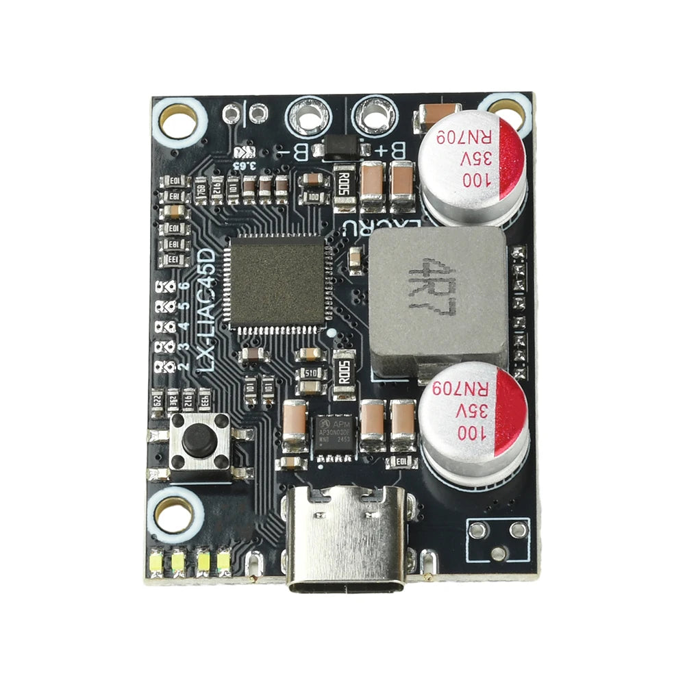 2-6S PD 45W Fast Charging Power Bank Module DIY Battery Pack PCB Board Supports PD QC Fast Charge Protocols