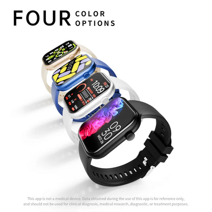 2.01'' Waterproof Smart Watch with Message Answer Call Sleep Monitoring Sports Pedometer Information Alerts For iPhone Android