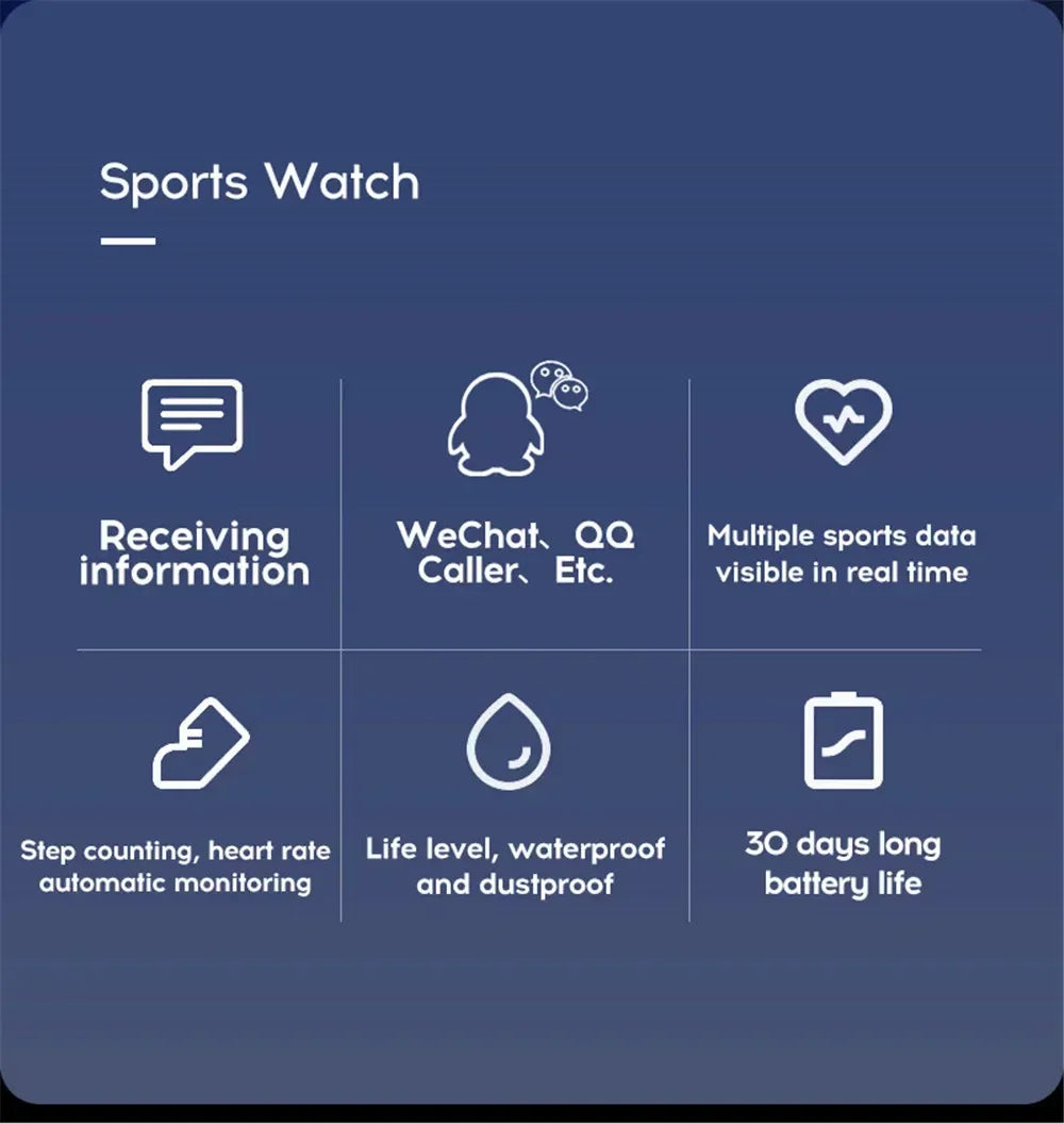 116plus Smart Watch Men Women Bluetooth Connected Phone Music Fitness Multifunctional Sports Bracelet Sleep Monitor Smartwatchs