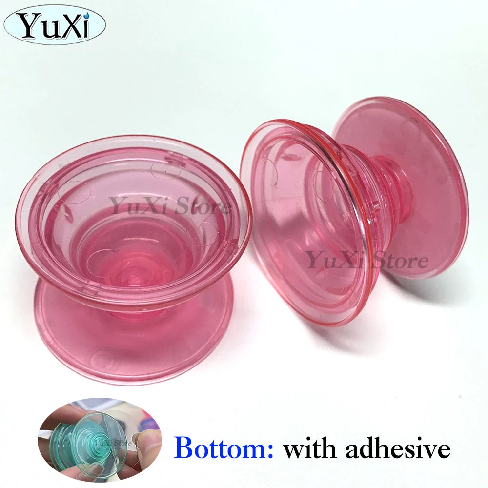 1Piece Phone Stand Mobile Phone Transparent Airbag Holder Material Lazy Retractable Colorful Phone Holder Support for iPhone