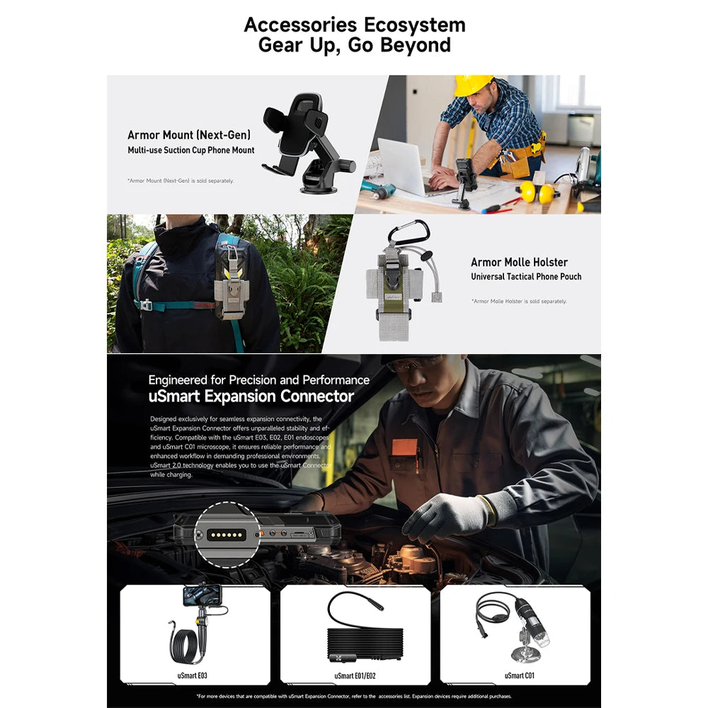 【World Premiere】Ulefone Armor 34 Pro 5G AI Rugged Phone 25500mAh Up to 32GB+512GB Built-in Projector 120Hz 6.95" NFC Smartphone