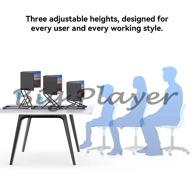 15.6-Inch TriCreate Pro Portable Monitor First-line Three-screen Notebook IPS Office Kanban Clip