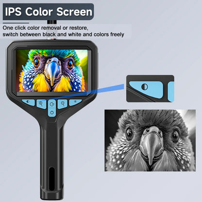 2-100m Borescope 8mm Camera 1080P HD 4.3'' Screen Endoscope IP67 Detachable Design 2600mAh Inspection Camera for Piping