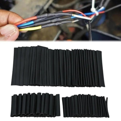 127/328/580pcs Heat Shrink Tube Tubing Insulation Shrinkable Tube Assortment Electronic Polyolefin Wire Cable Sleeve Kit