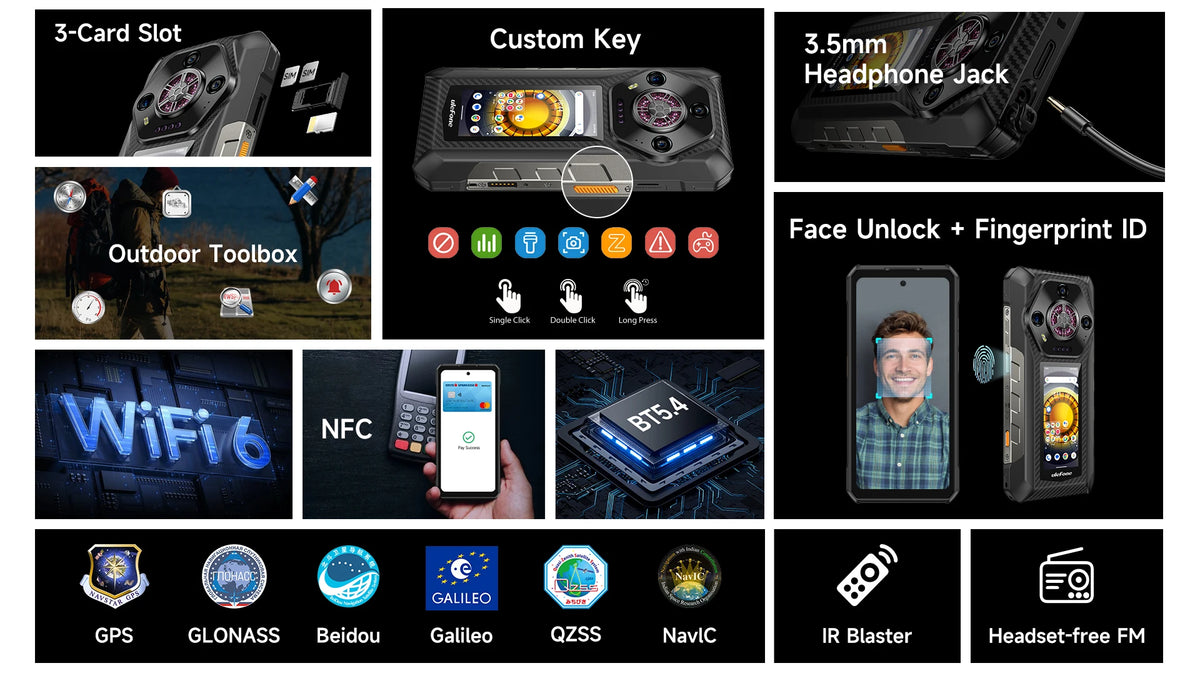 【World Premiere】Ulefone Armor 30 Pro 5G Rugged Phone Android 14 Smartphone 6.9