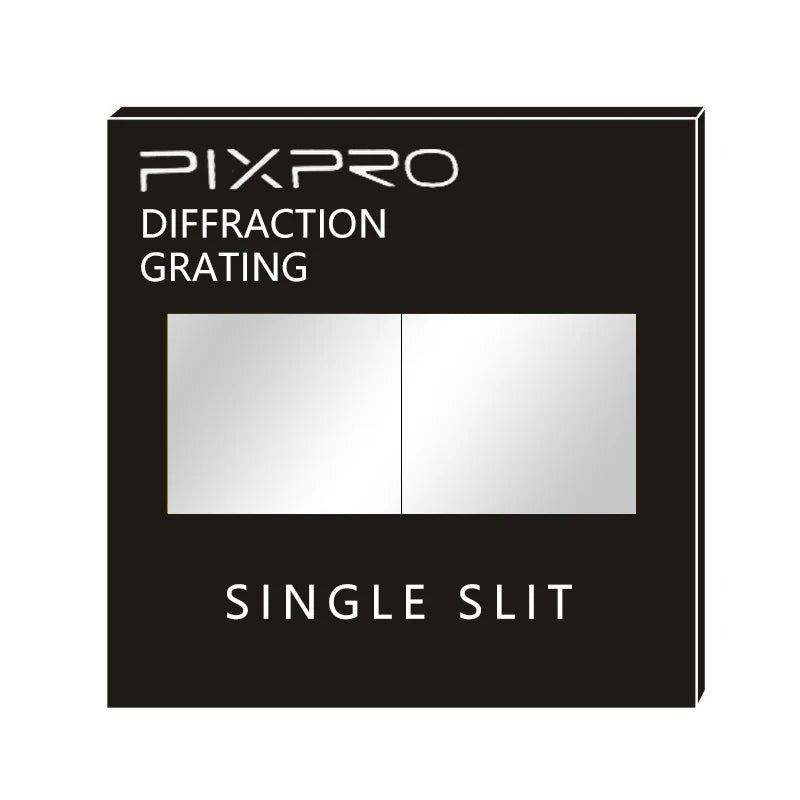 1PC 50*50*2mm Holographic Diffraction Grating Lens Transmission Mirror Single Slit Mirror Double Slit Teaching Demonstration