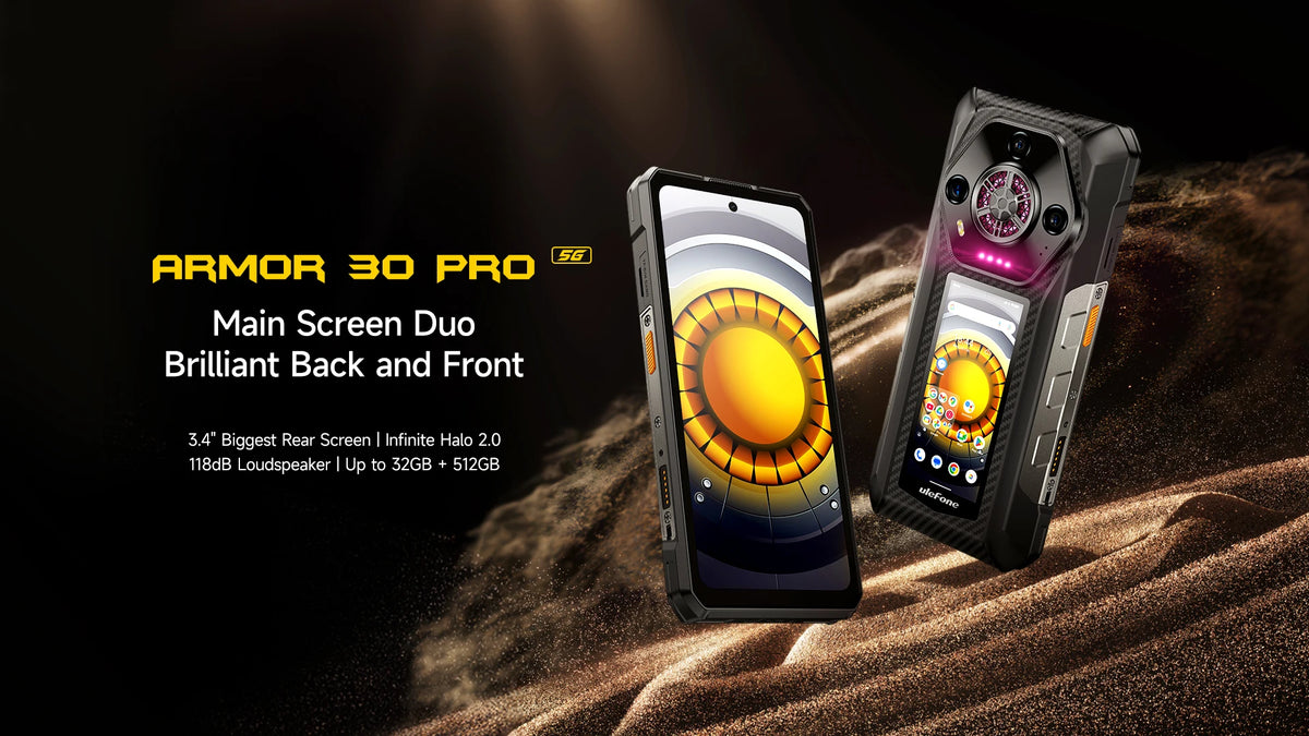 【World Premiere】Ulefone Armor 30 Pro 5G Rugged Phone Android 14 Smartphone 6.9