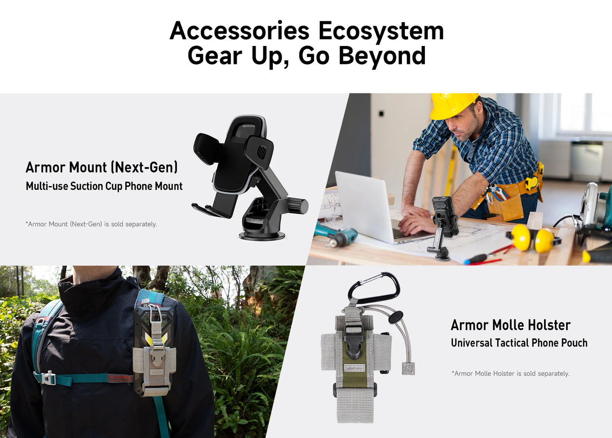 【World Premiere】Ulefone Armor 34 Pro 5G AI Rugged Phone 25500mAh Up to 32GB+512GB Built-in Projector 120Hz 6.95