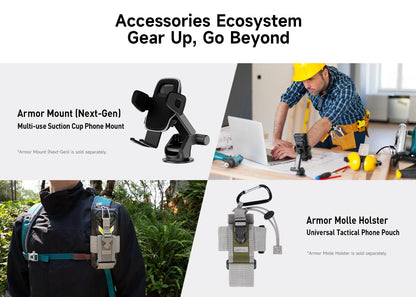 【World Premiere】Ulefone Armor 34 Pro 5G AI Rugged Phone 25500mAh Up to 32GB+512GB Built-in Projector 120Hz 6.95" NFC Smartphone