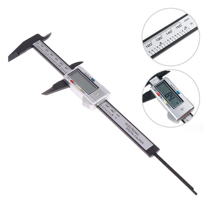 150mm Digital Caliper Stainless Steel Fraction / MM / Inch 0.1mm High Precision for Mechanical Components Measure