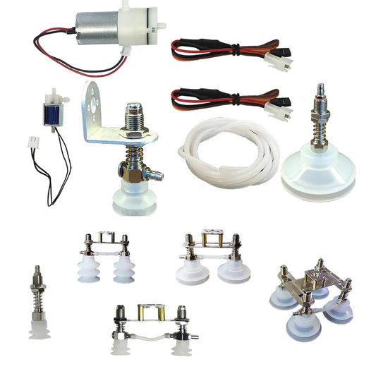 0.3/1/3/6/10/20Kg Load Suction Cup Vacuum Pump Solenoid Valves PWM Cable Various Parts For Robot Arm DIY Kit Programmable Robot