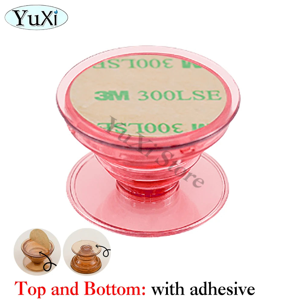 1Piece Phone Stand Mobile Phone Transparent Airbag Holder Material Lazy Retractable Colorful Phone Holder Support for iPhone