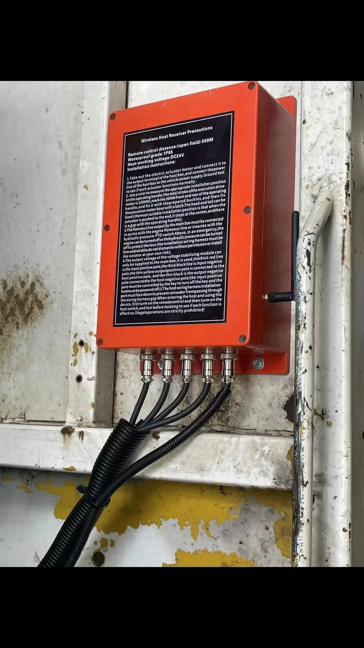 12-24V Hydraulic Valve with 6 Joystick Weightlifting Functions: Truck Crane Remote Control