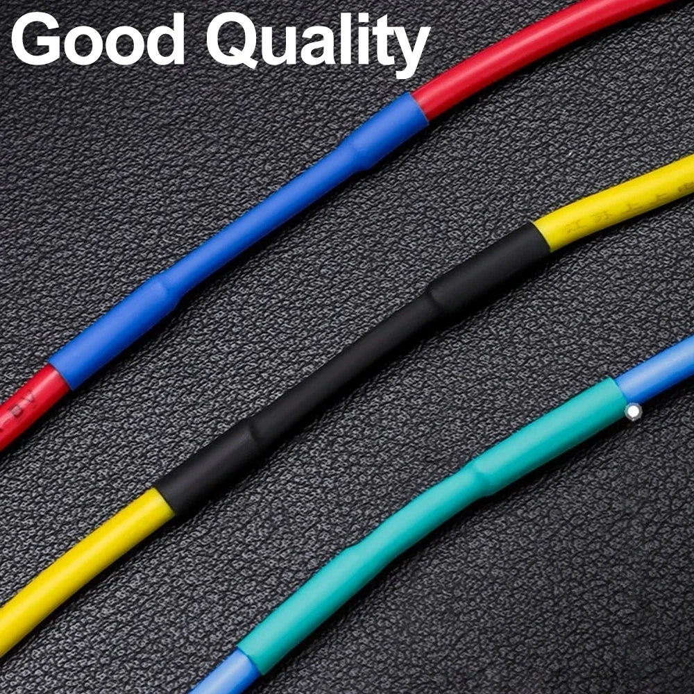 1600/127pcs Heat-shrink Tubing Thermoresistant Tube Heat Shrink Wrapping Kit Electrical Connection Wire Insulation Sleeving